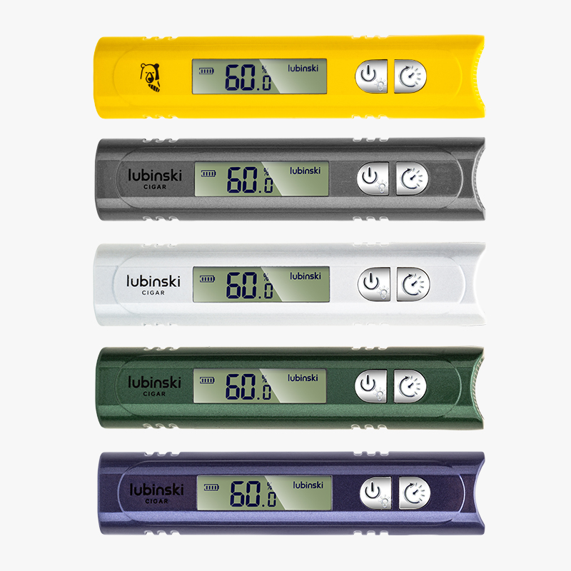 LUBINSKI鲁宾斯基 雪茄湿度测量仪雪茄湿度计器检测湿雪茄内部湿度工具温湿度表探针 YJA-13043