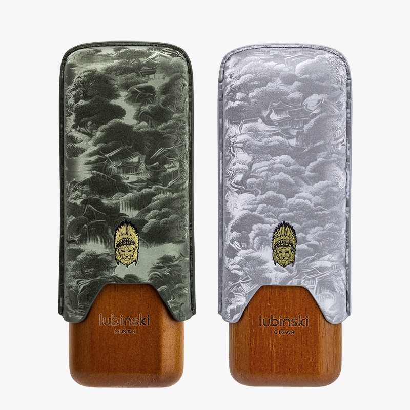 LUBINSKI鲁宾斯基 雪茄保护套便携包雪松木保湿雪茄包 YJA-50029