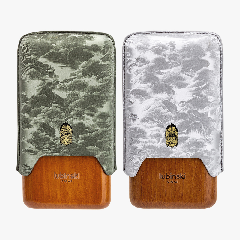 LUBINSKI鲁宾斯基 雪茄保护套便携包雪松木保湿雪茄包 YJA-50030