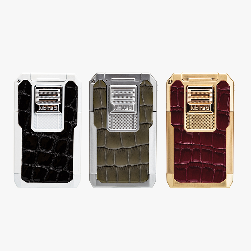 LUBINSKI鲁宾斯基 多功能便携双火聚冲平切剪带开孔烟托 YJA-10069