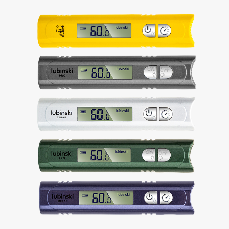 LUBINSKI鲁宾斯基 雪茄湿度测量仪雪茄湿度计器检测湿雪茄内部湿度工具温湿度表探针 YJA-13043