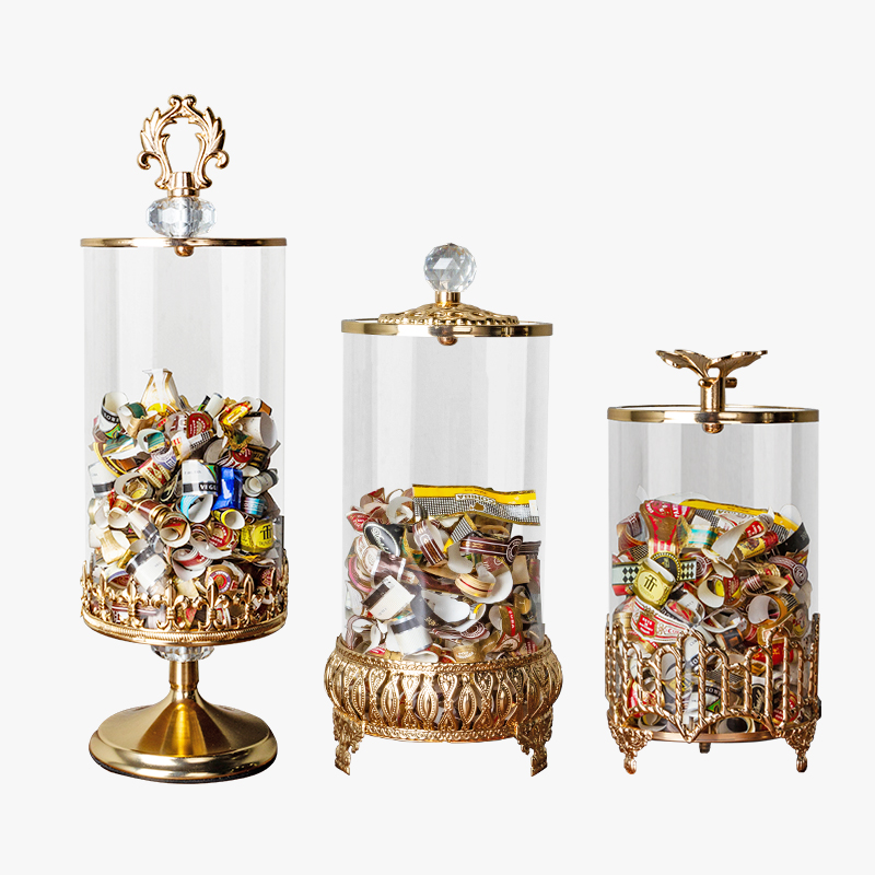 LUBINSKI鲁宾斯基 雪茄烟标签收集收纳罐欧式雪茄烟标珍藏展示瓶 YJA-13049